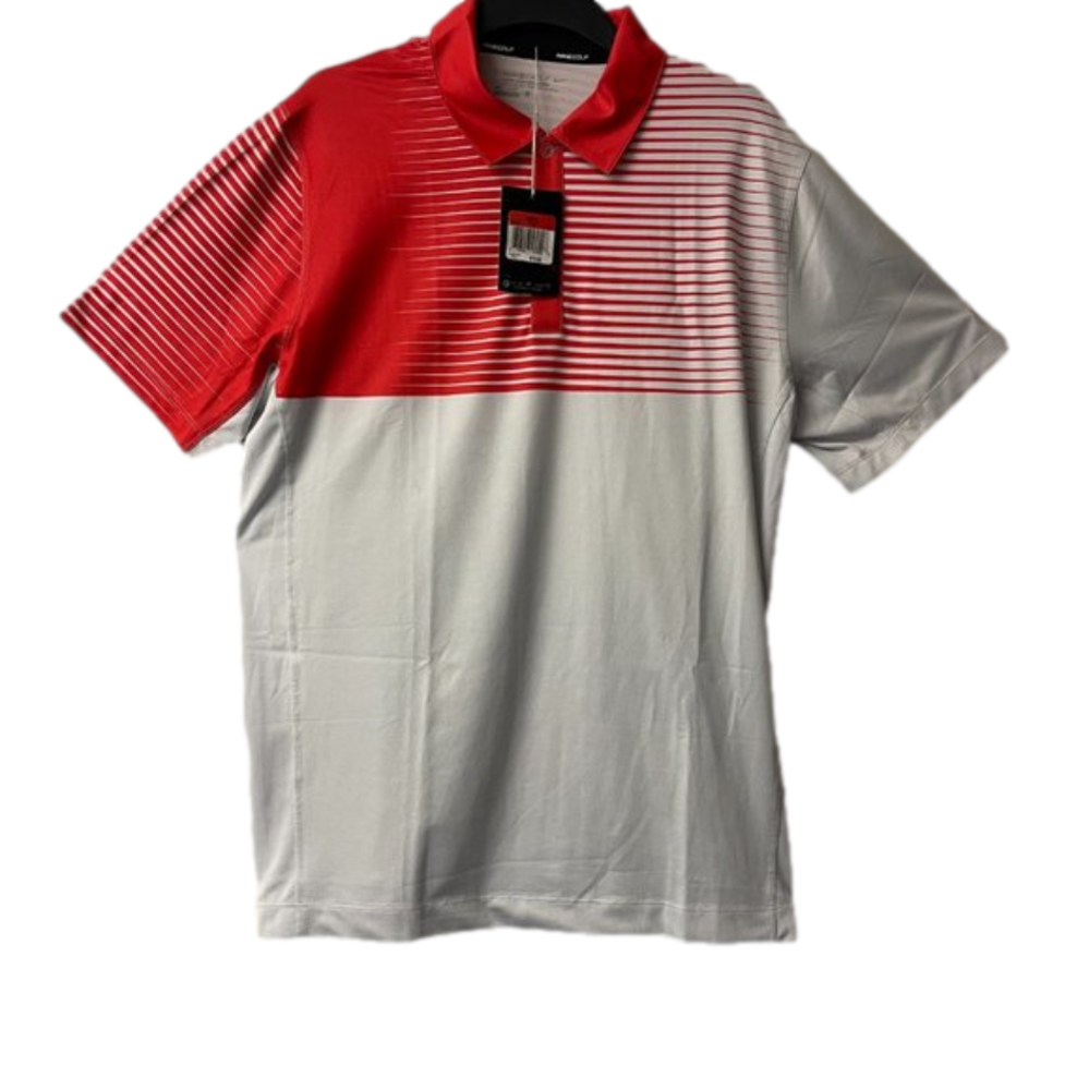 NWT! Nike Men's‎ Golf Tour Performance Striped Polo T-Shirts Large